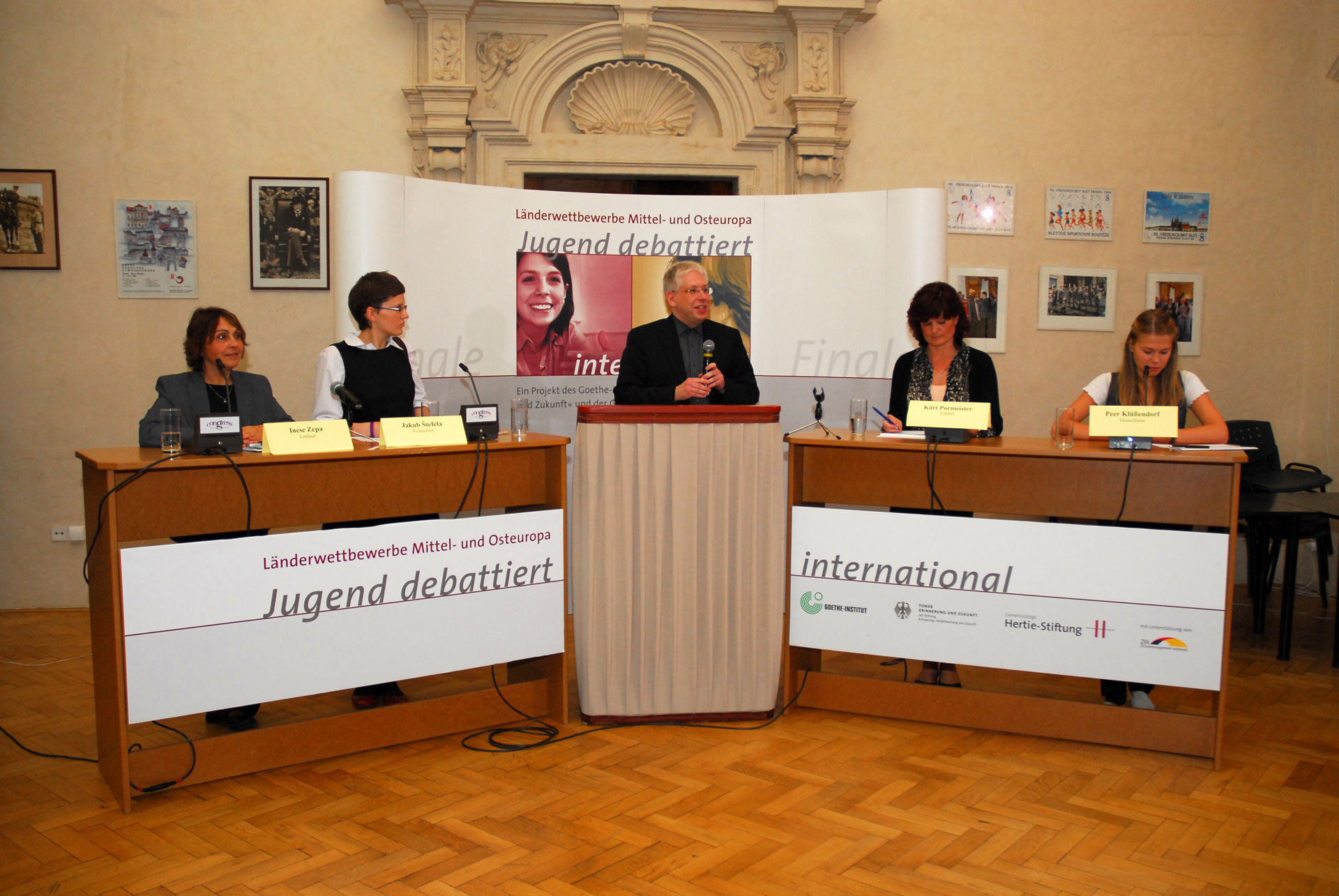 Finaldebatte und A. Kemmann Int. Finale Prag