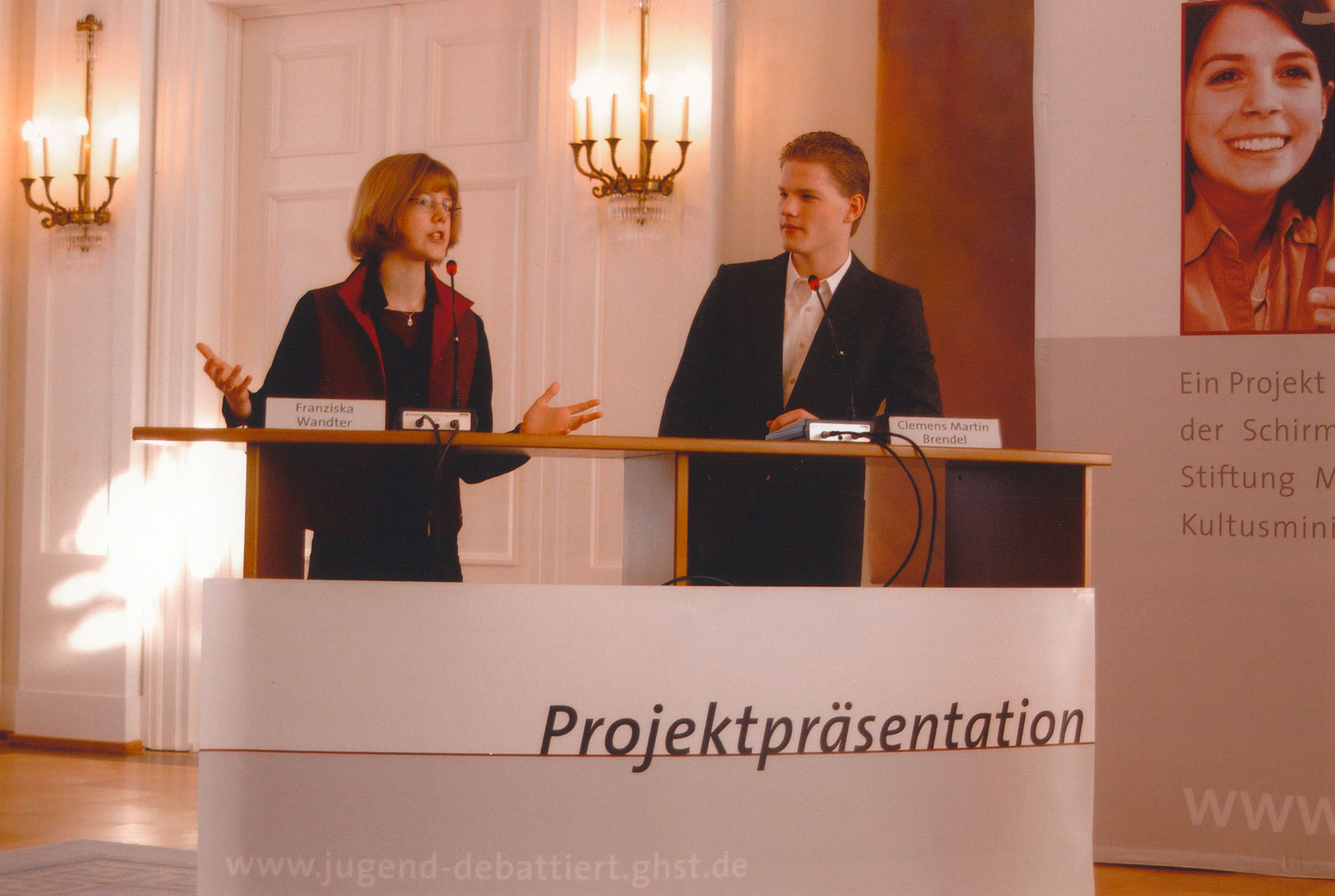 Rede Partner und Debattanten 2002